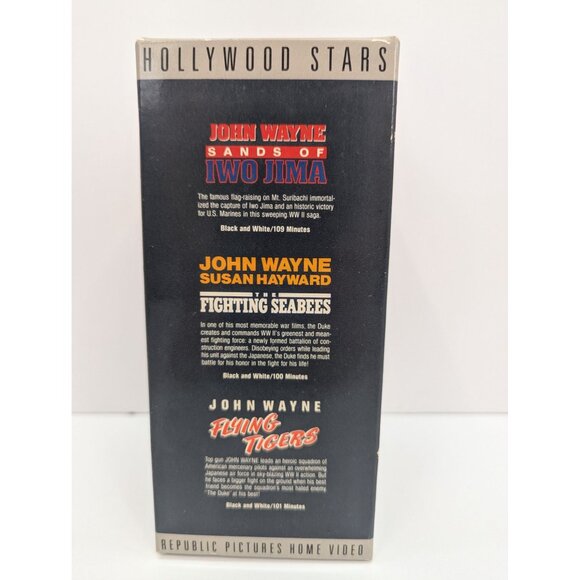 Hollywood Stars Republic Pictures Home Video John Wayne Box Set 1989 Read - Picture 4 of 6